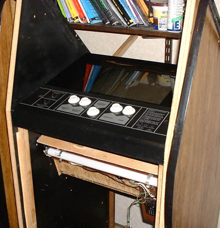 Rebuilding the monitor mounting assembly.