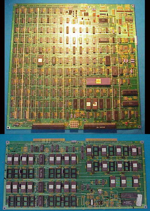 Atari System1 board and cartrage board.